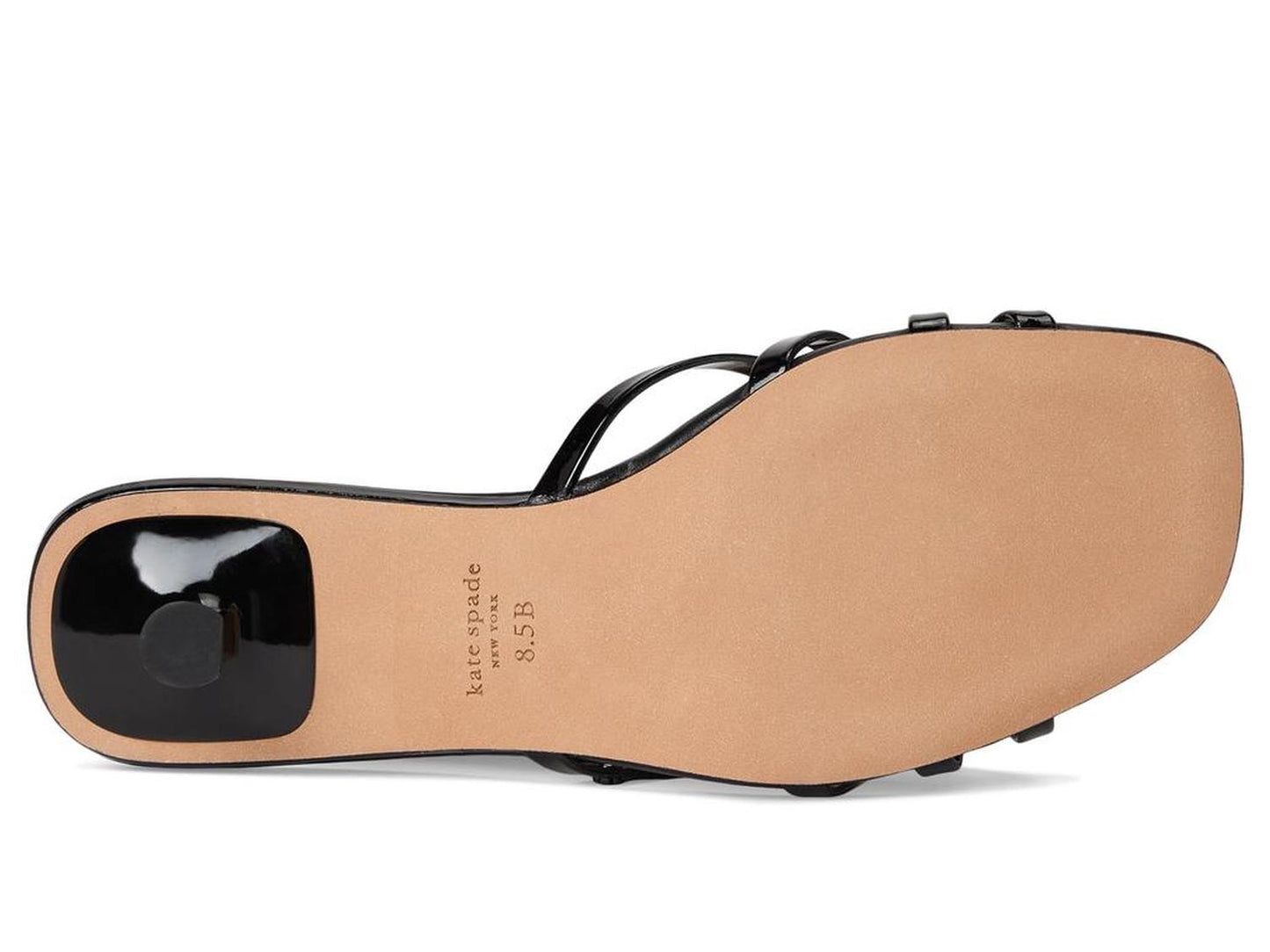 Carolina Patent Leather Kitten Heel Sandal