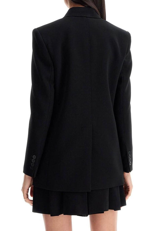 Max Mara Studio Double-Breasted Cady Bl