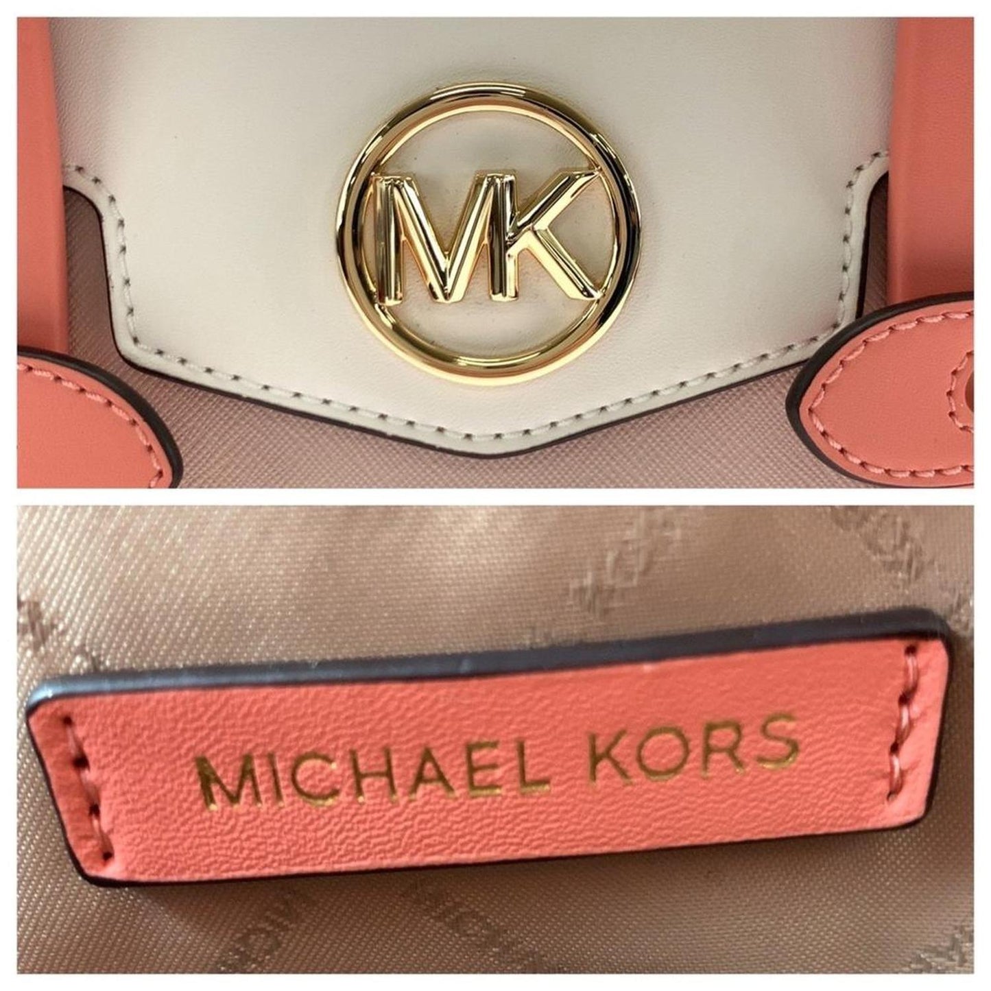pink Leather Handbag Shoulder Bag (Pre-Owned)