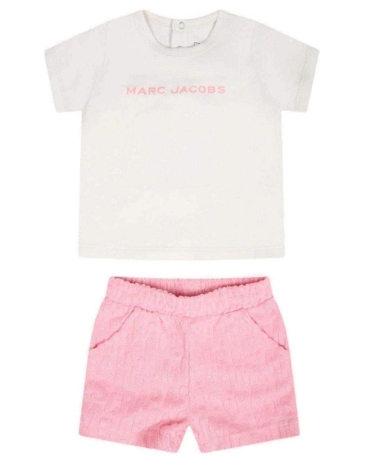 The Marc Jacobs Kids Logo-Printed Crewneck Shorts Set