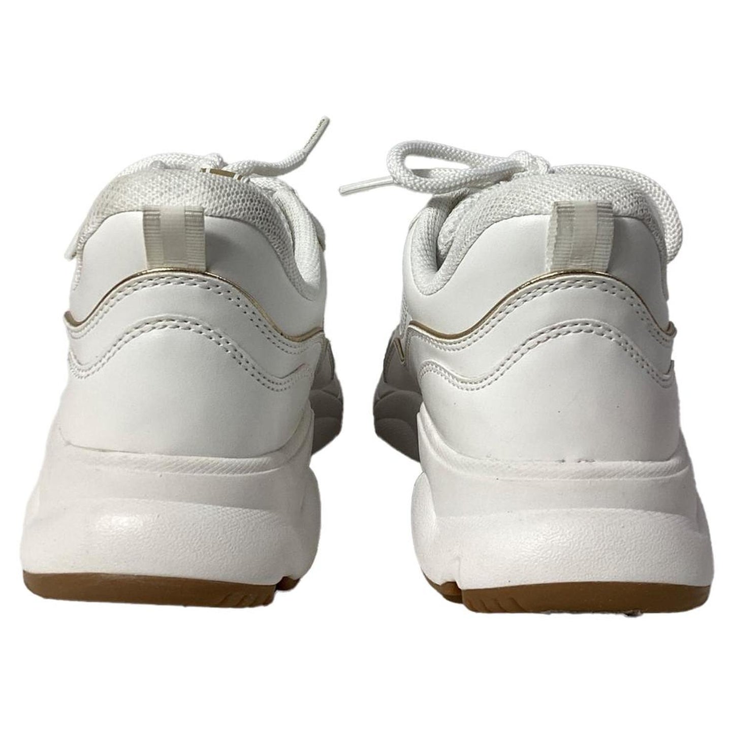 Katrina Mesh Trainer in Optic White Leather