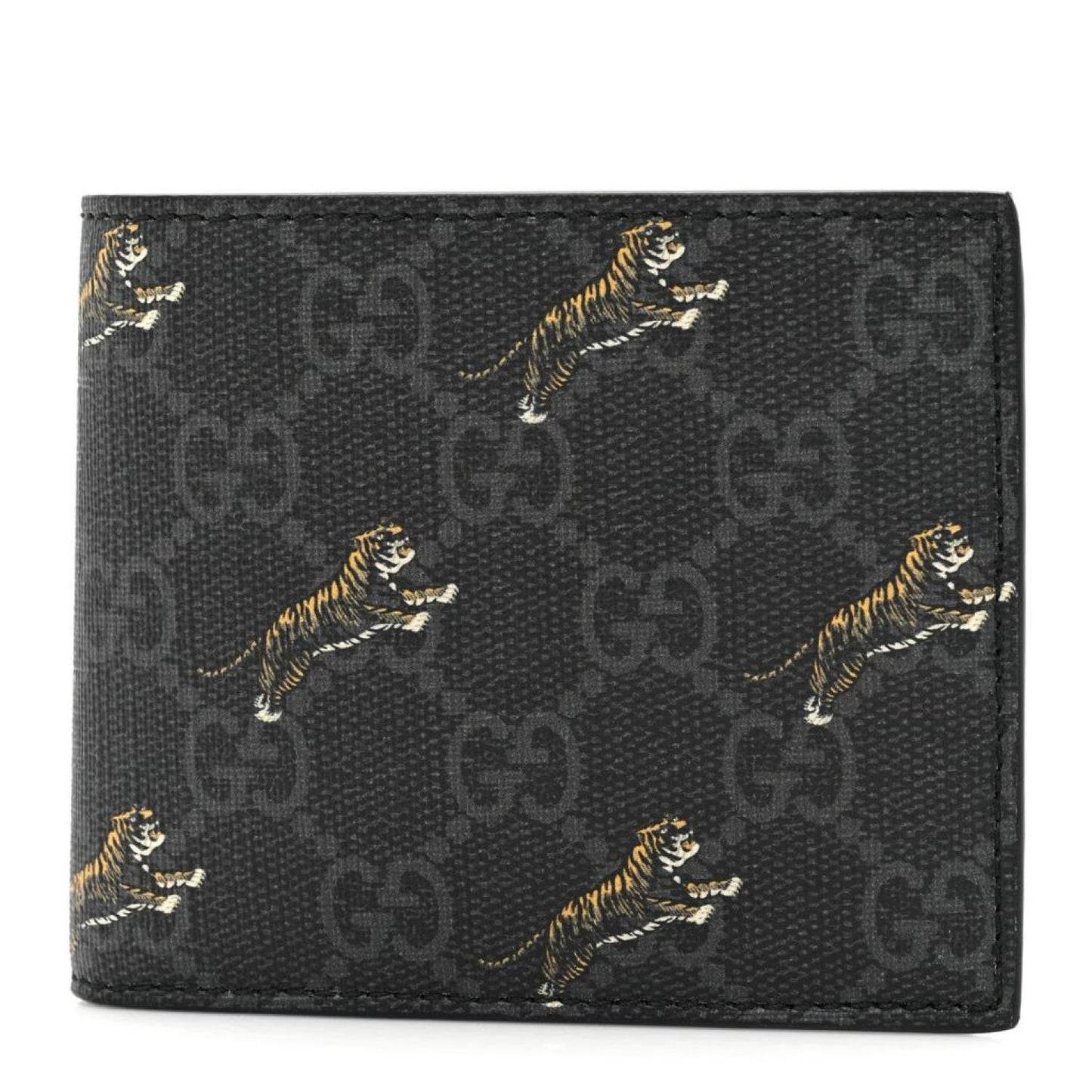 Gucci Gg Supreme Monogram Tigers Wallet