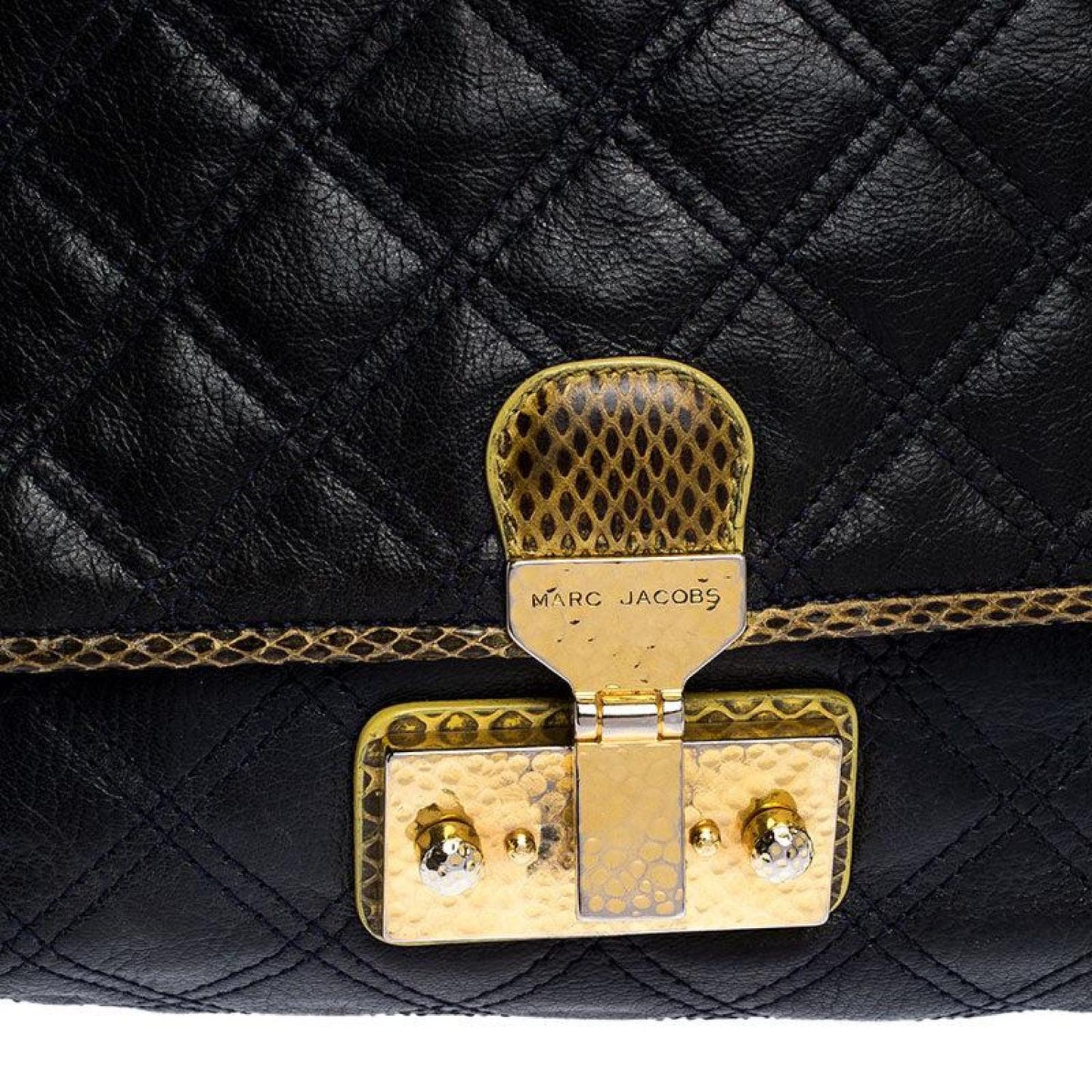Marc Jacobs Quilted Leather Flap Crossbody Bag