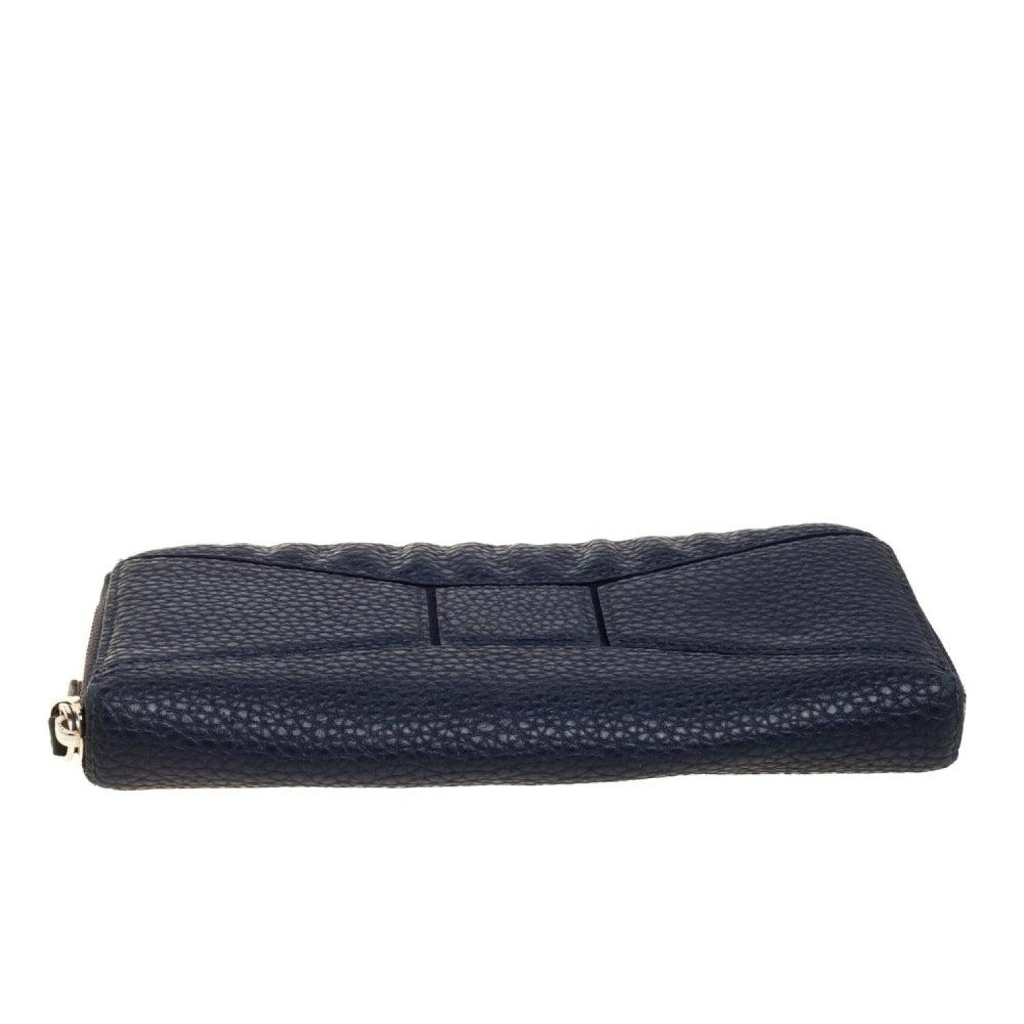 Kate Spade Navy Leather Zip Around Wallet