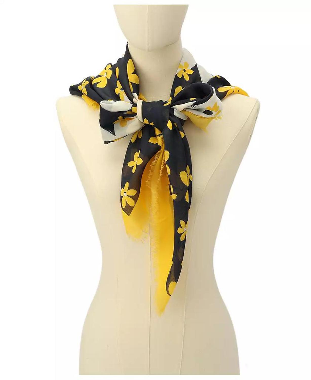 Women's Summer Blooms Large Square Scarf
