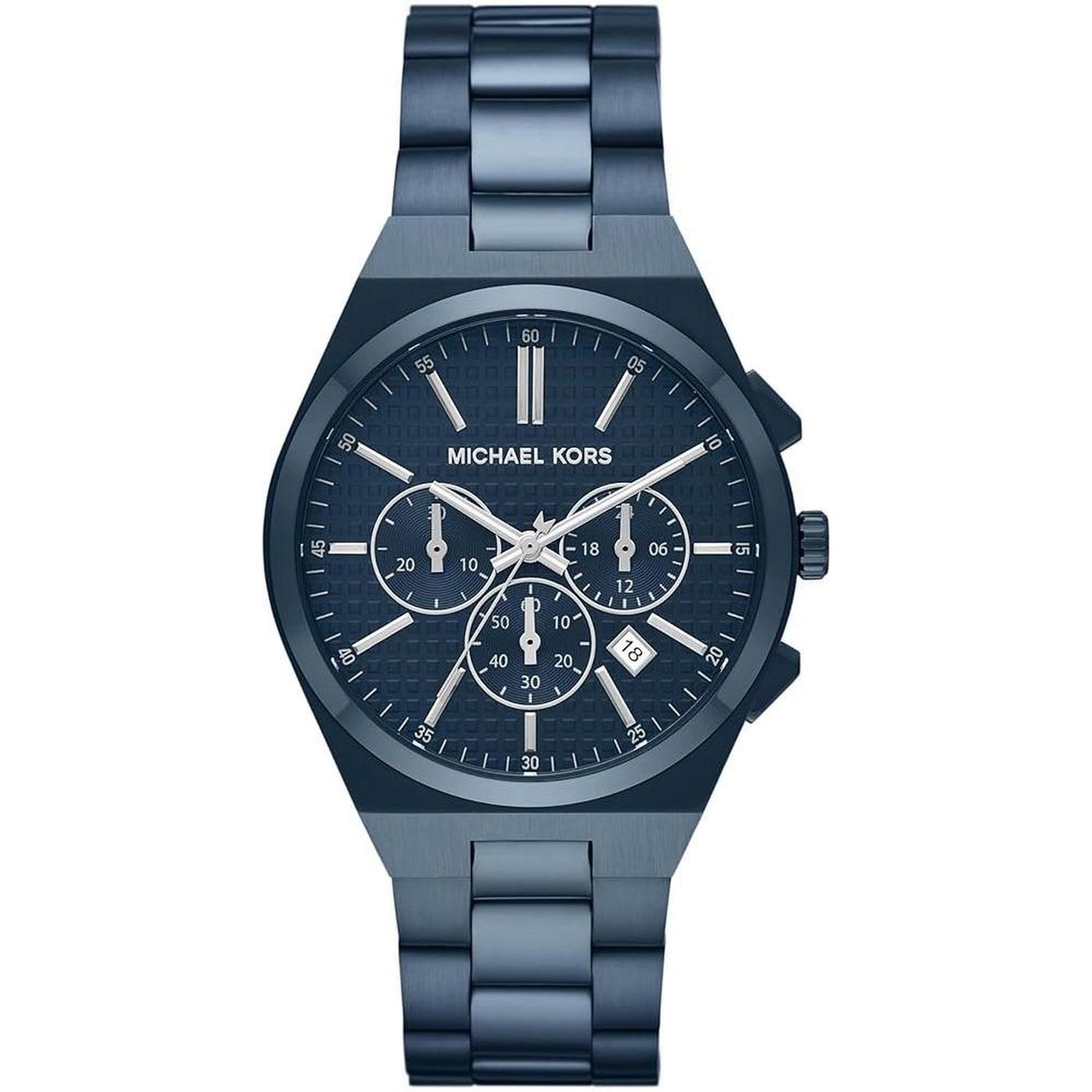 Lennox Chronograph Blue Stainless Steel Mens Watch