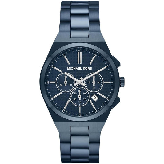 Lennox Chronograph Blue Stainless Steel Mens Watch