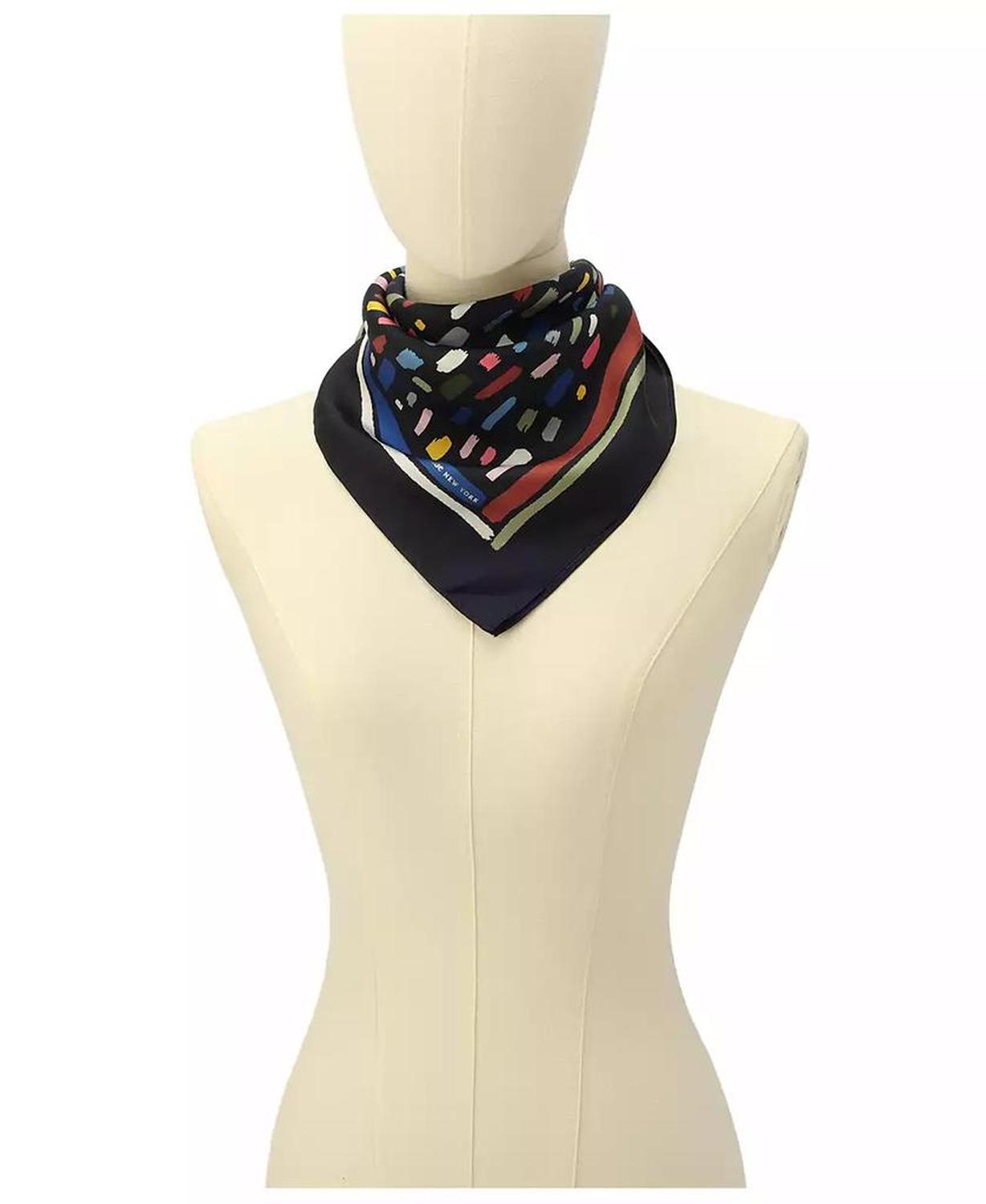 Women's Painterly Strokes Bandana Scarf