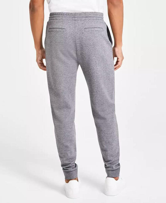 Men's Textured-Logo Jogger Pants