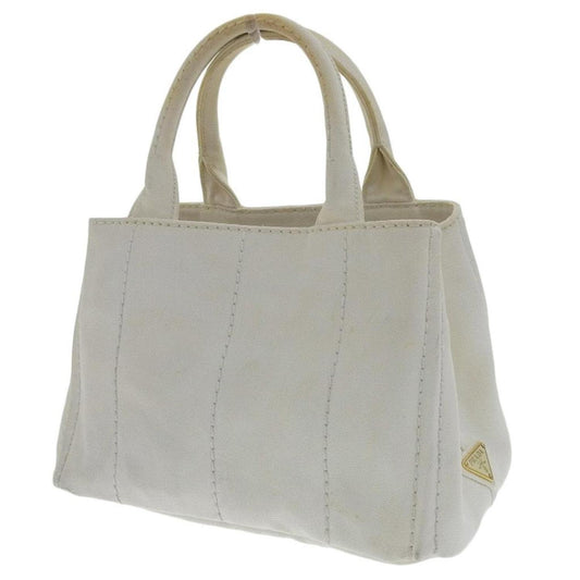 Prada Canapa  Canvas Tote Bag (Pre-Owned)