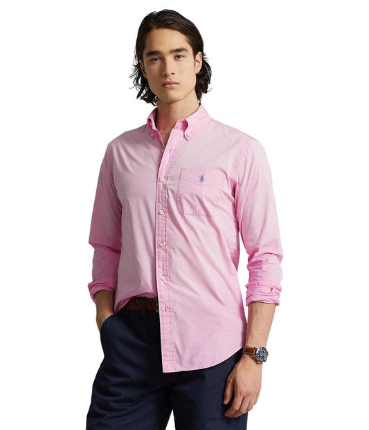 Classic Fit Washed Poplin Shirt