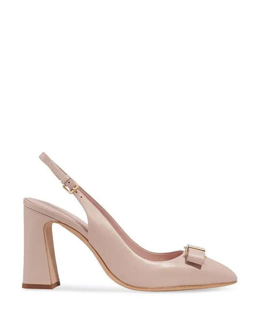 Bowdie KB829 Women's 7.5 Block Heel Slingback Pumps ZPO2766