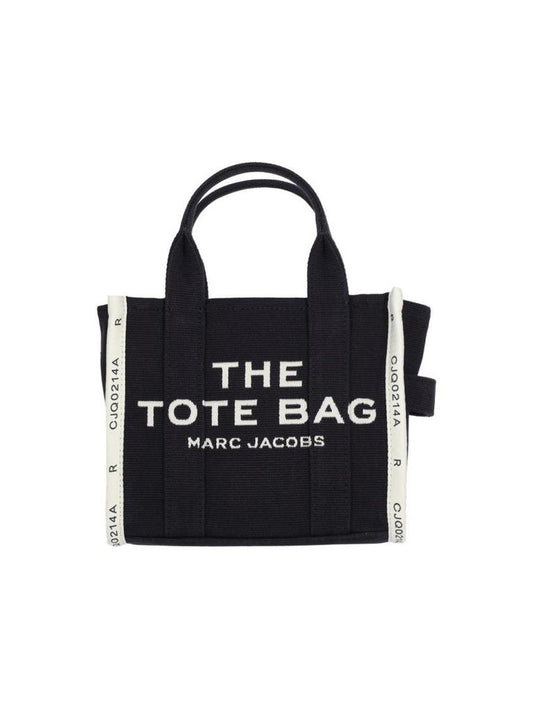 Small Tote Bag "The Jacquard" – Black