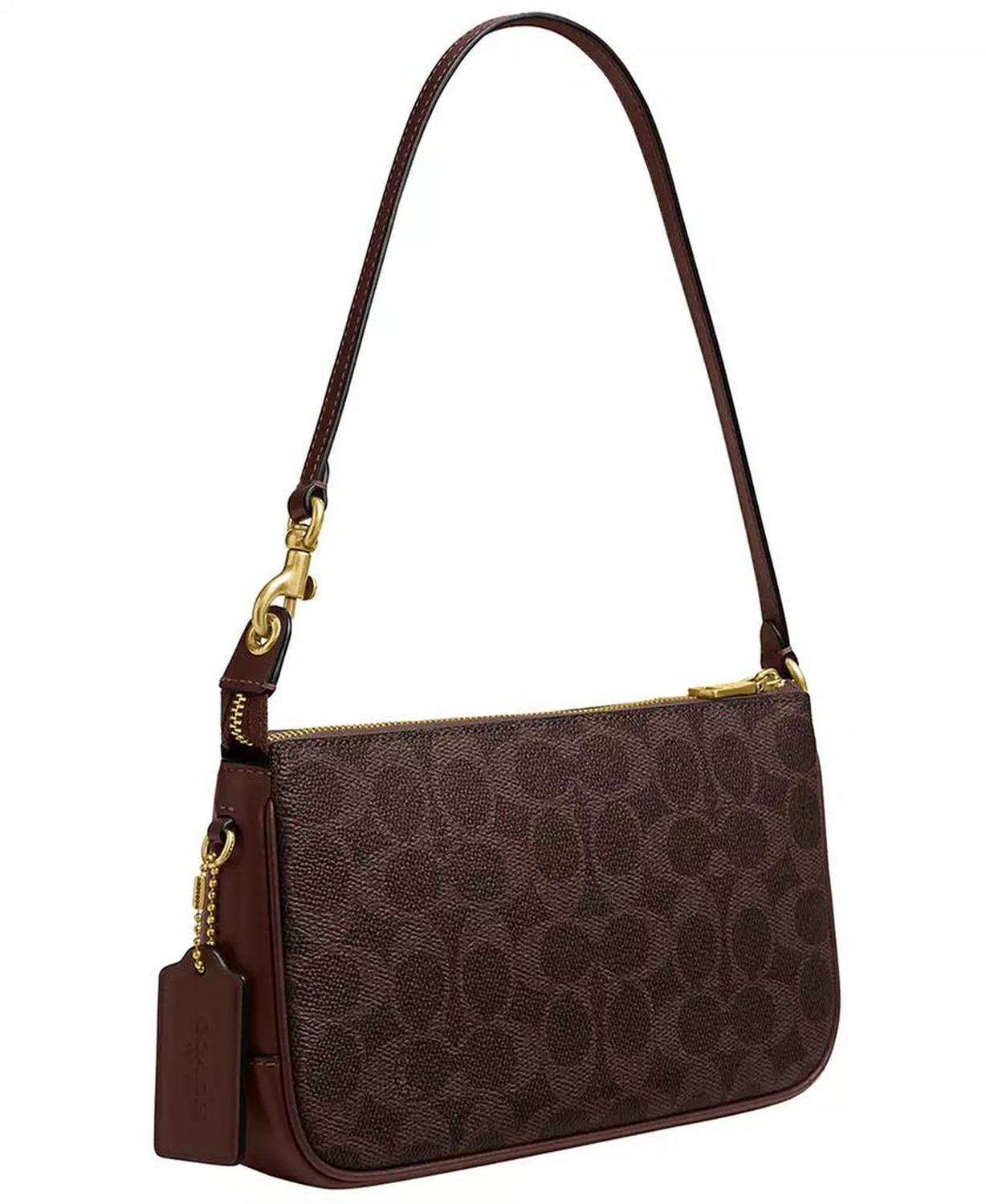 Women's Signature Plaza Small Shoulder Bag
