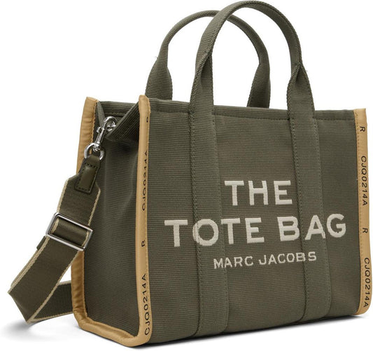 Khaki 'The Jacquard Medium' Tote