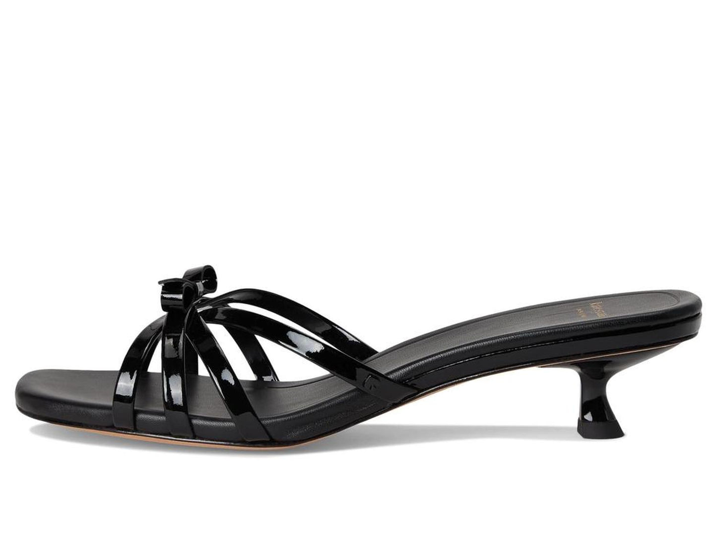Carolina Patent Leather Kitten Heel Sandal