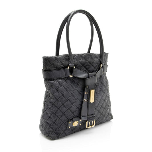 Quilted Leather Casey Tote