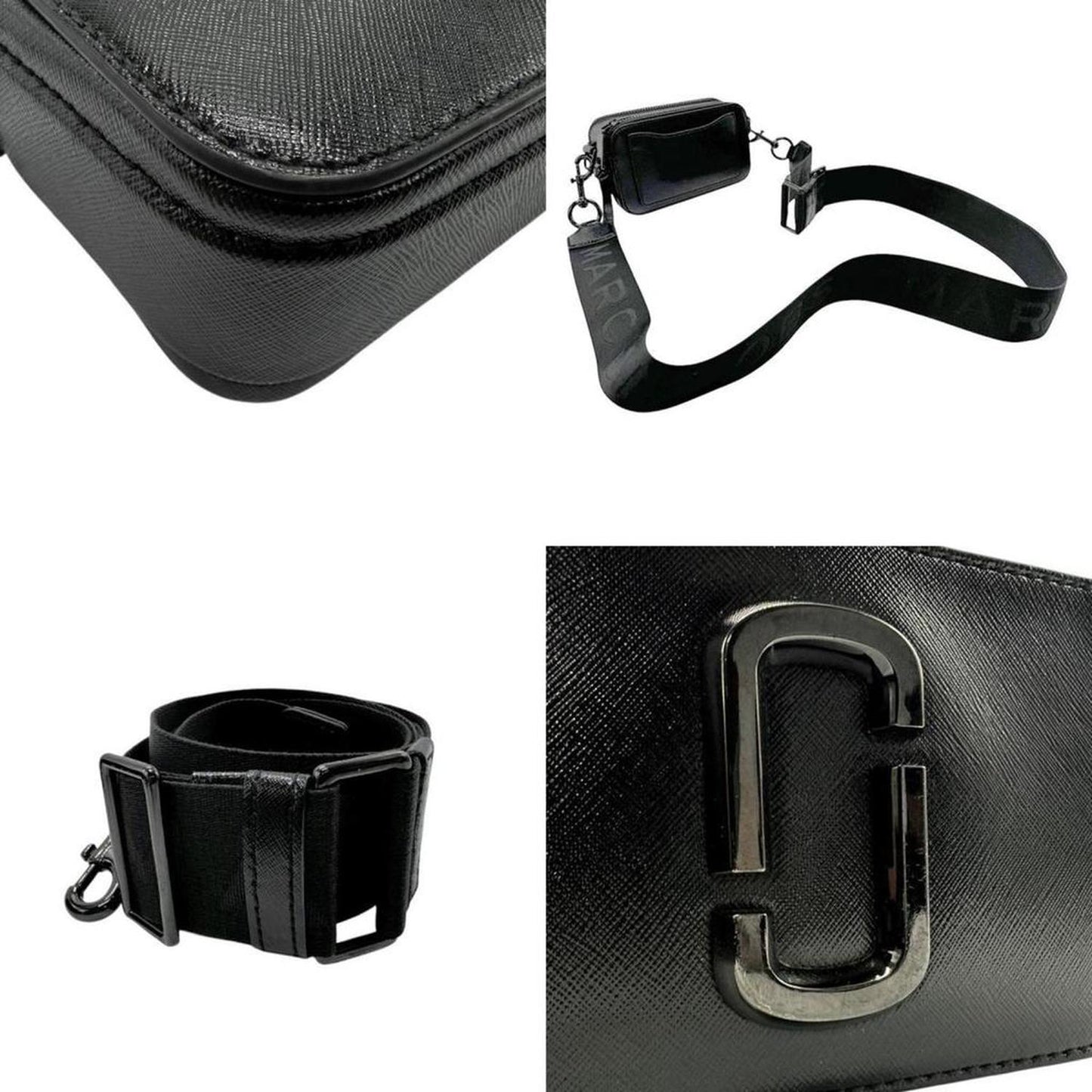 Leather Canvas Shoulder Bag (Pre-Owned)