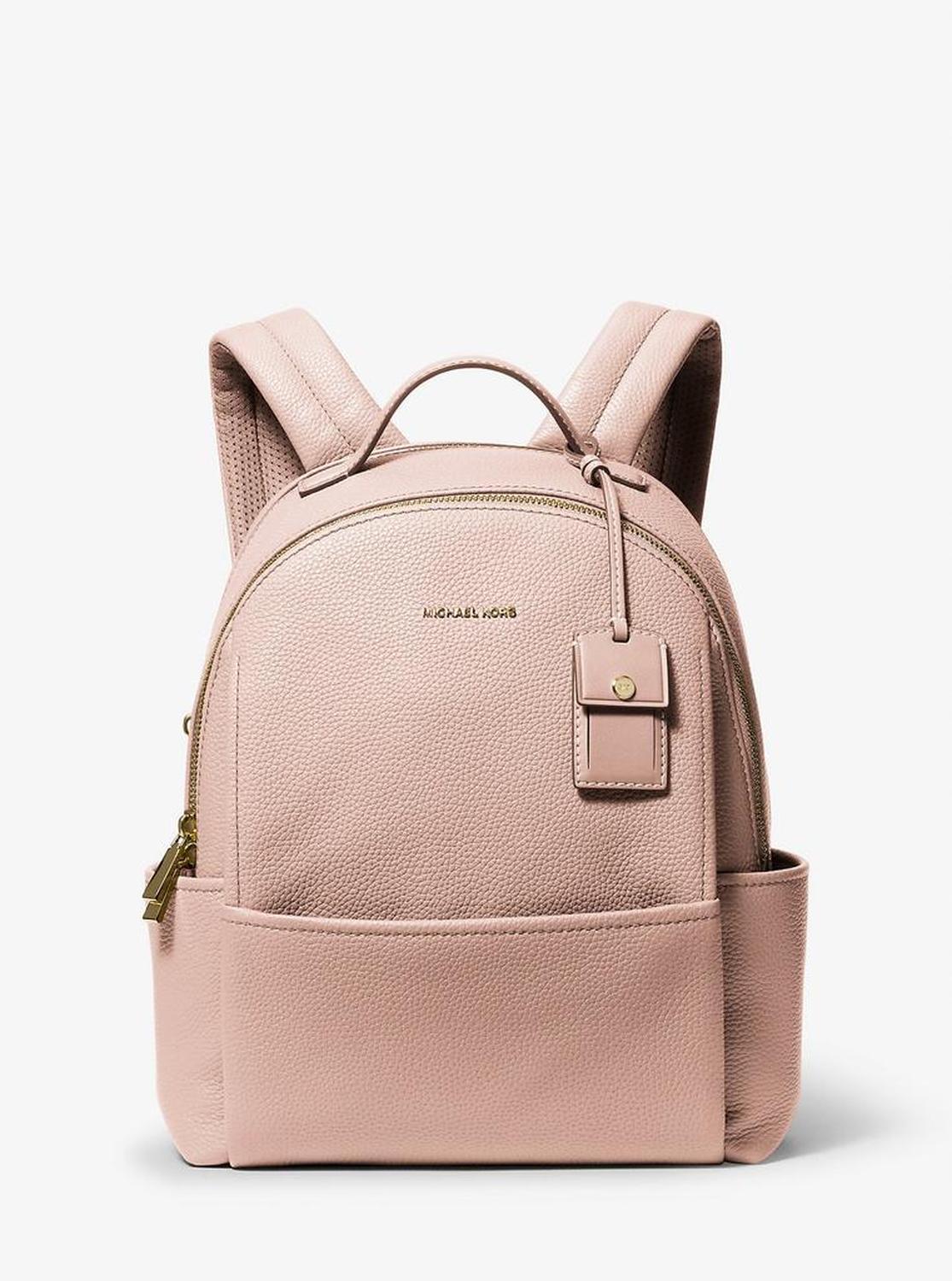 Sable Medium Pebbled Leather Backpack