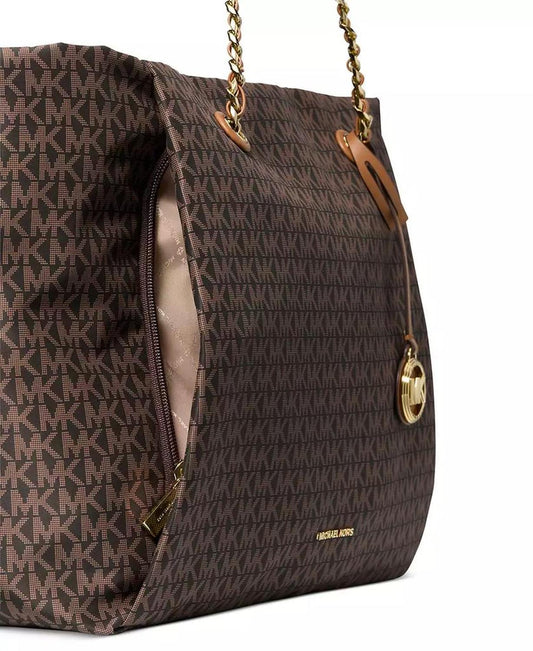 Georgia Large Nylon Top Zip Tote