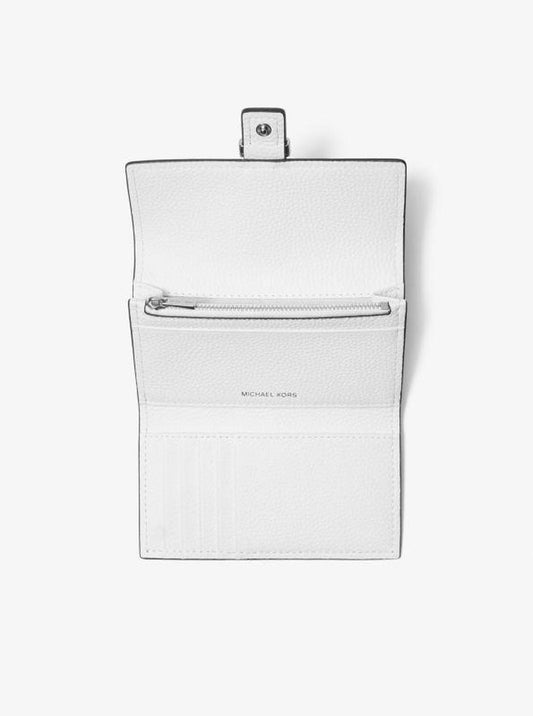 Nolita Medium Pebbled Leather Tri-Fold Wallet