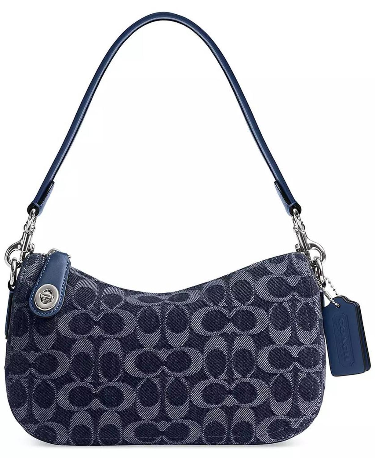 Small Swinger Bag in Signature Denim