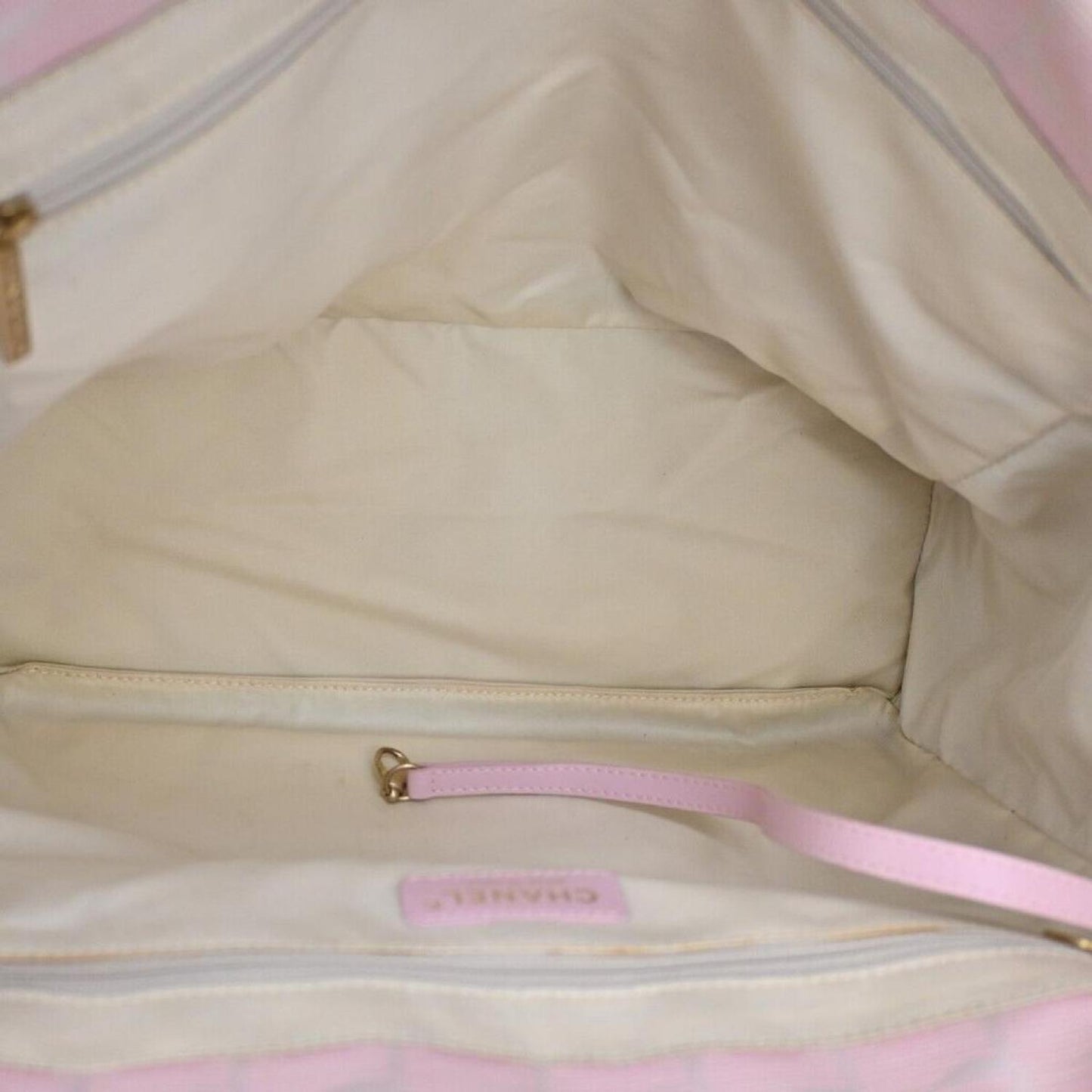 Chanel Travel Line Canvas Tote Bag (Pre-Owned)