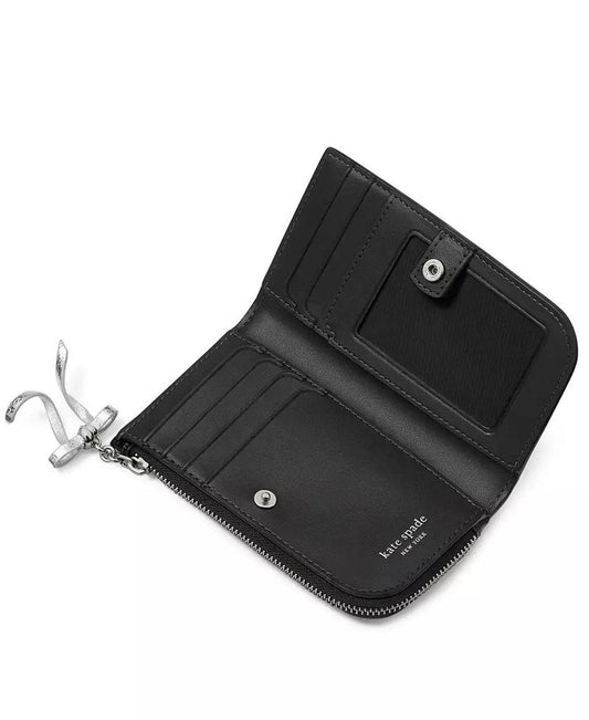 Whiskers Saffiano Leather Small Bifold Wallet
