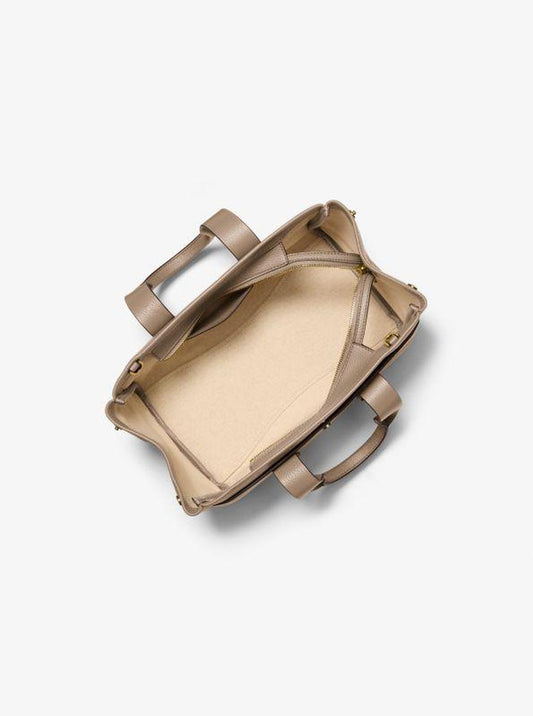 Romee Small Pebbled Leather Satchel