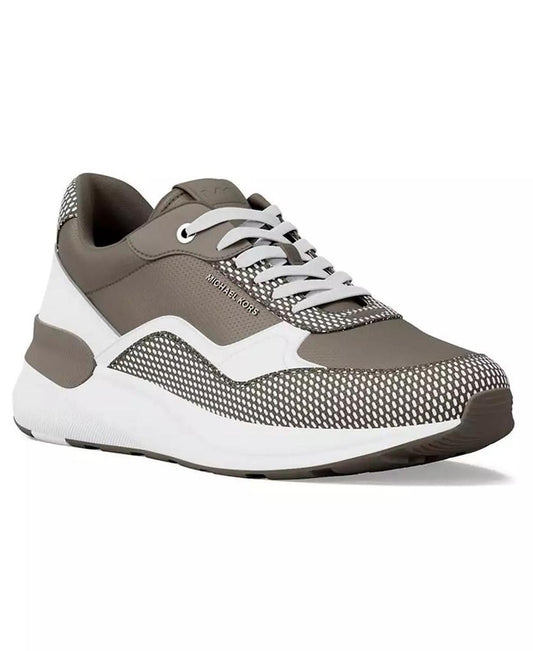 Men's Trevor Leather & Mesh Trainers