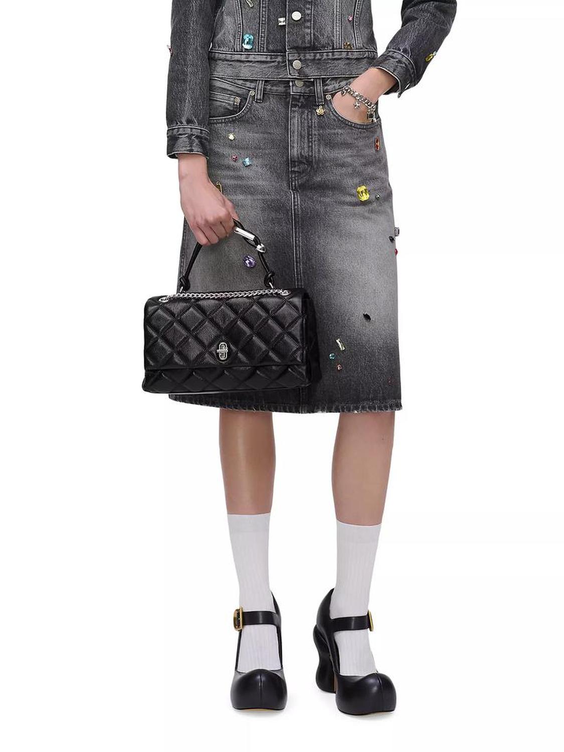 The Quilted Dual Convertible Shoulder Bag