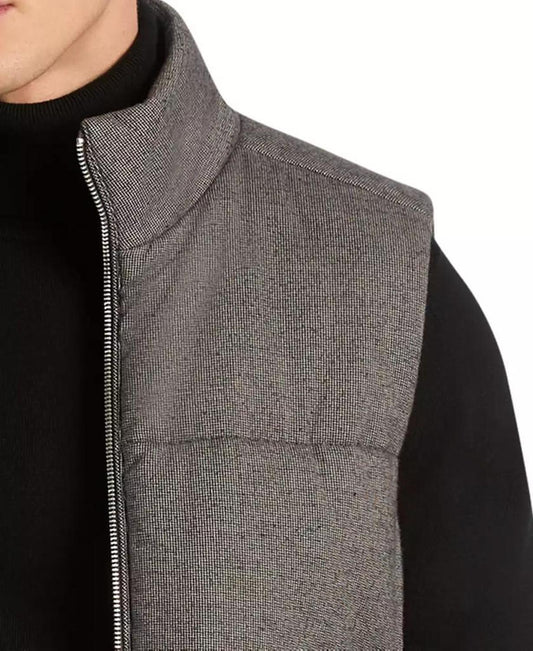 Men's Flannel Puffer Vest
