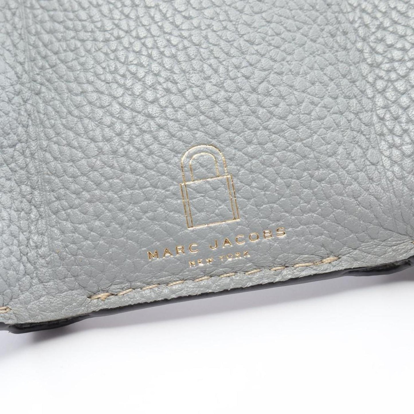 Compact Wallet Bi-Fold Wallet Leather Gray