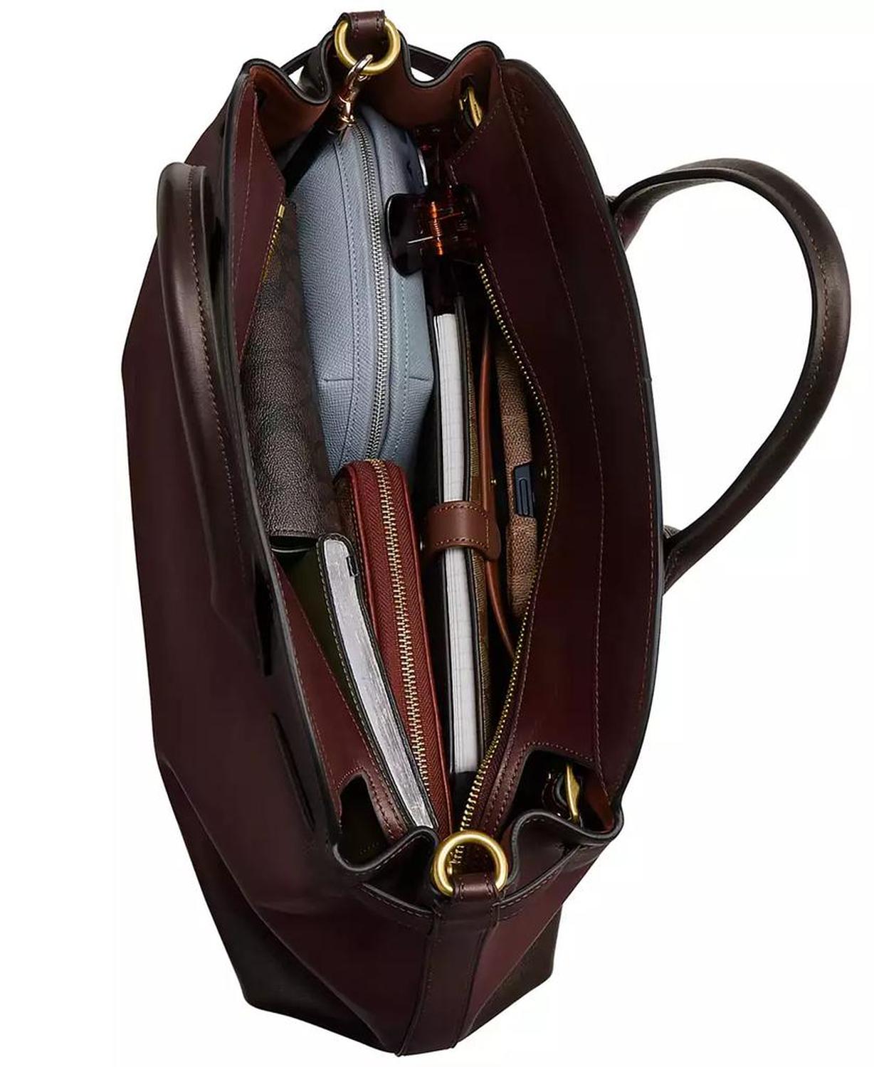 Empire Large Soft Leather Carryall Bag 40