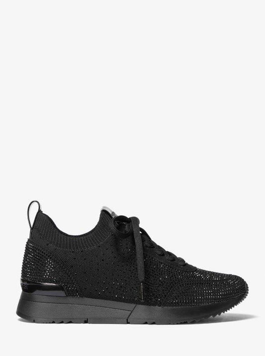 Jenkins Crystal Embellished Stretch Knit Trainer