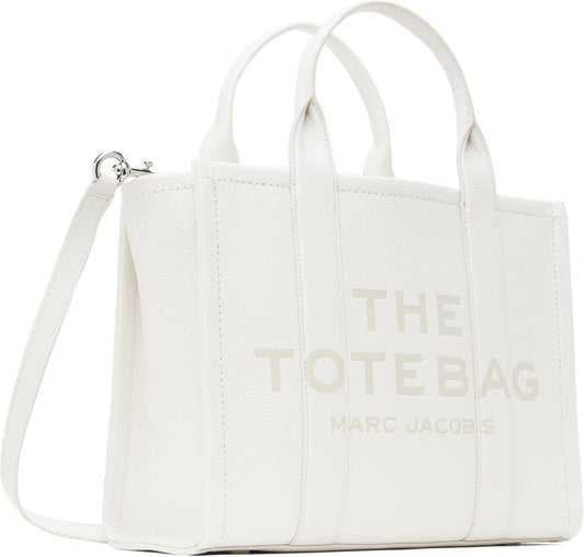 White 'The Leather Medium' Tote