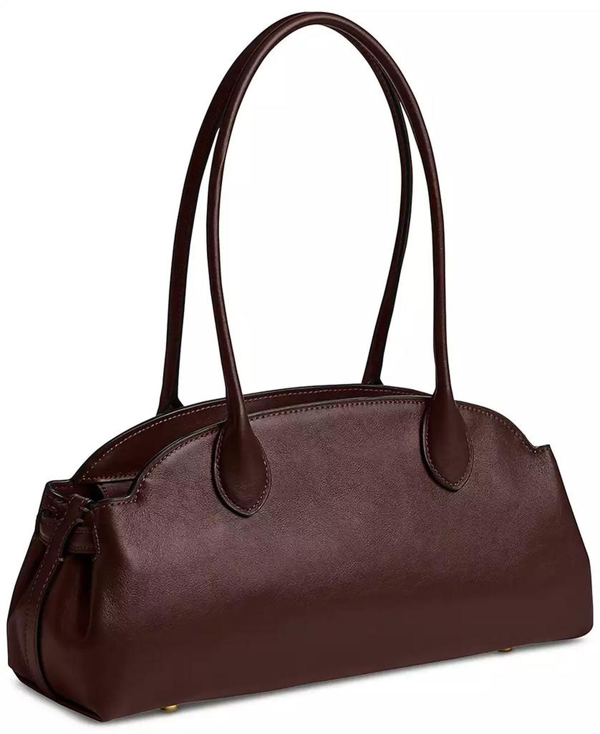 Glazed Leather Empire Carryall 34