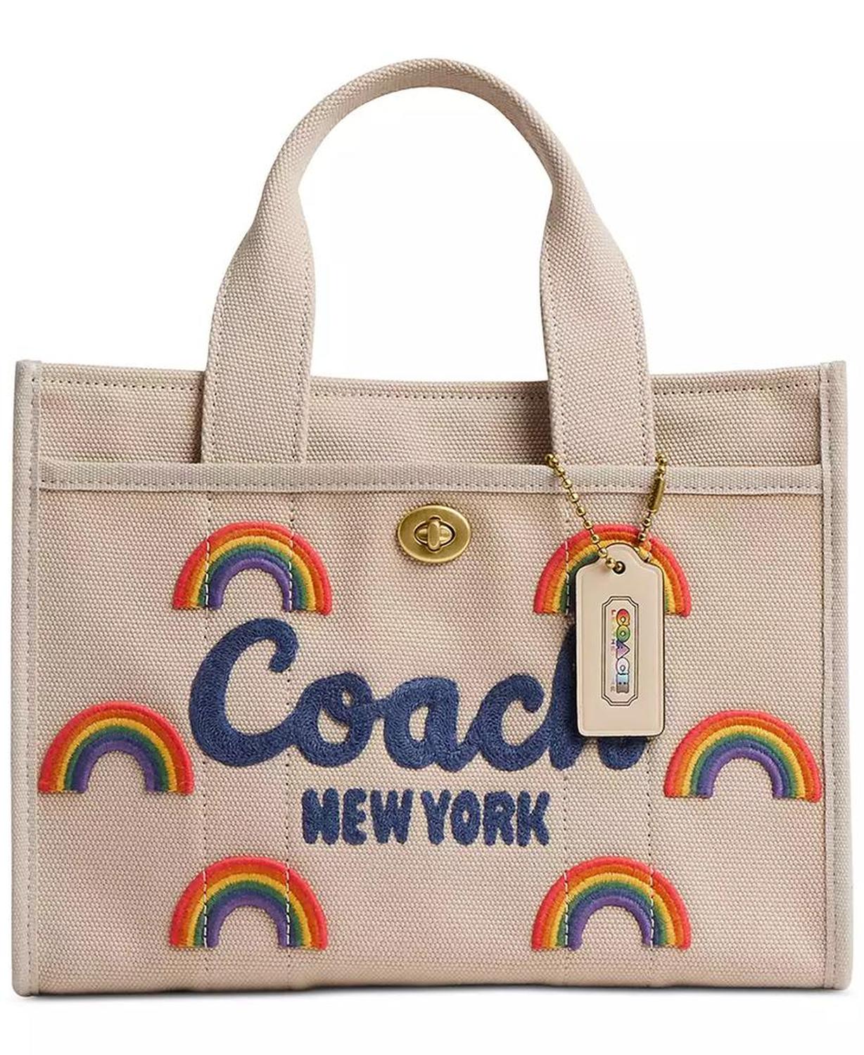 Cargo Tote Bag 26 With Rainbow