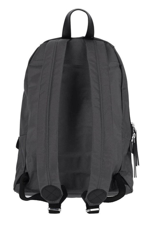 Marc Jacobs The Biker Logo-Patch Zipped Large Backpack