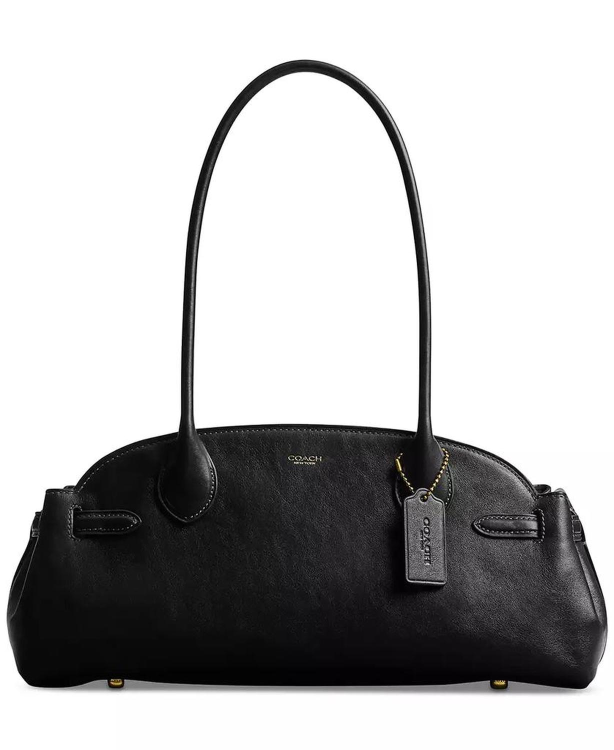 Glazed Leather Empire Carryall 34