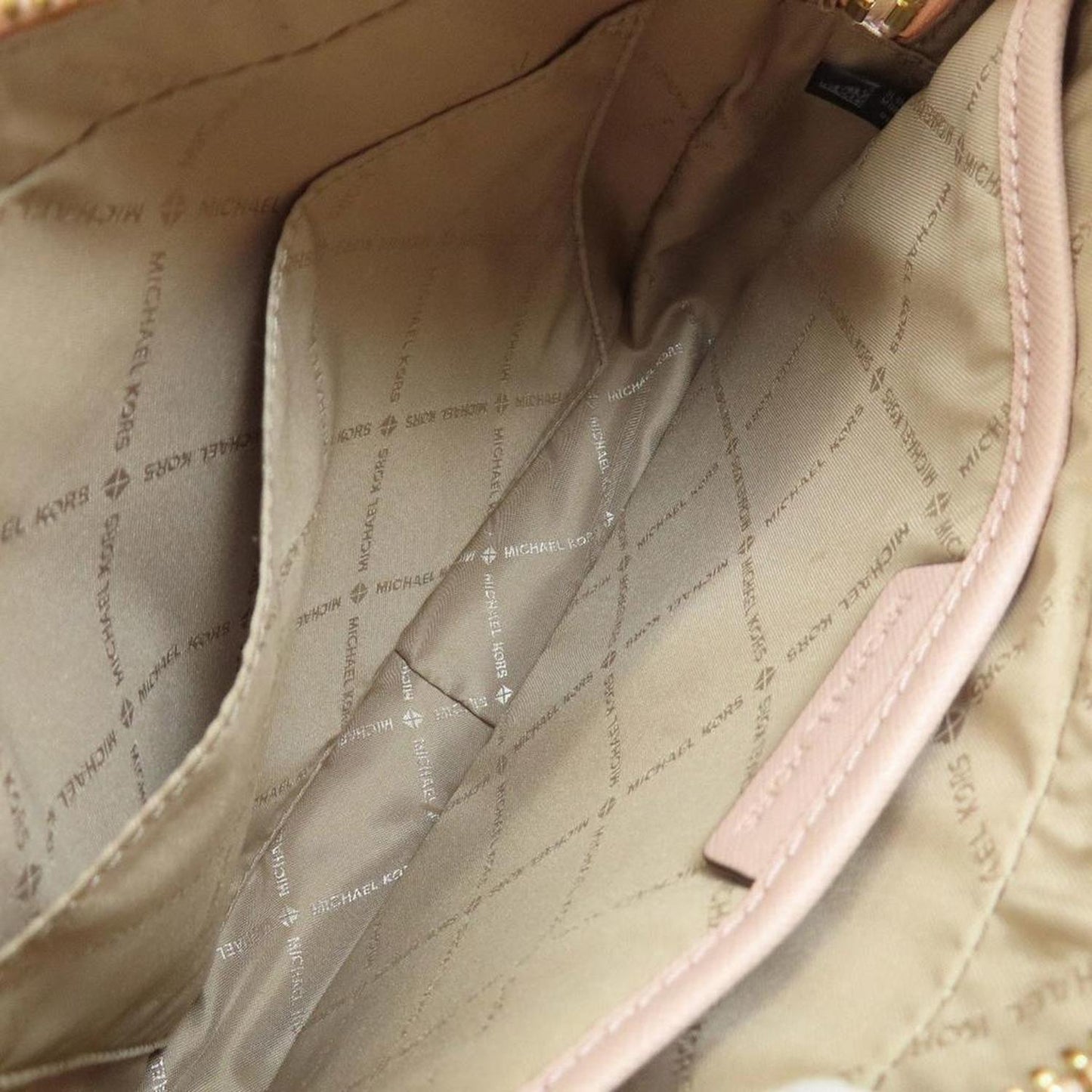Michael Kors Jet Set Canvas Shoulder Bag (Pre-Owned)