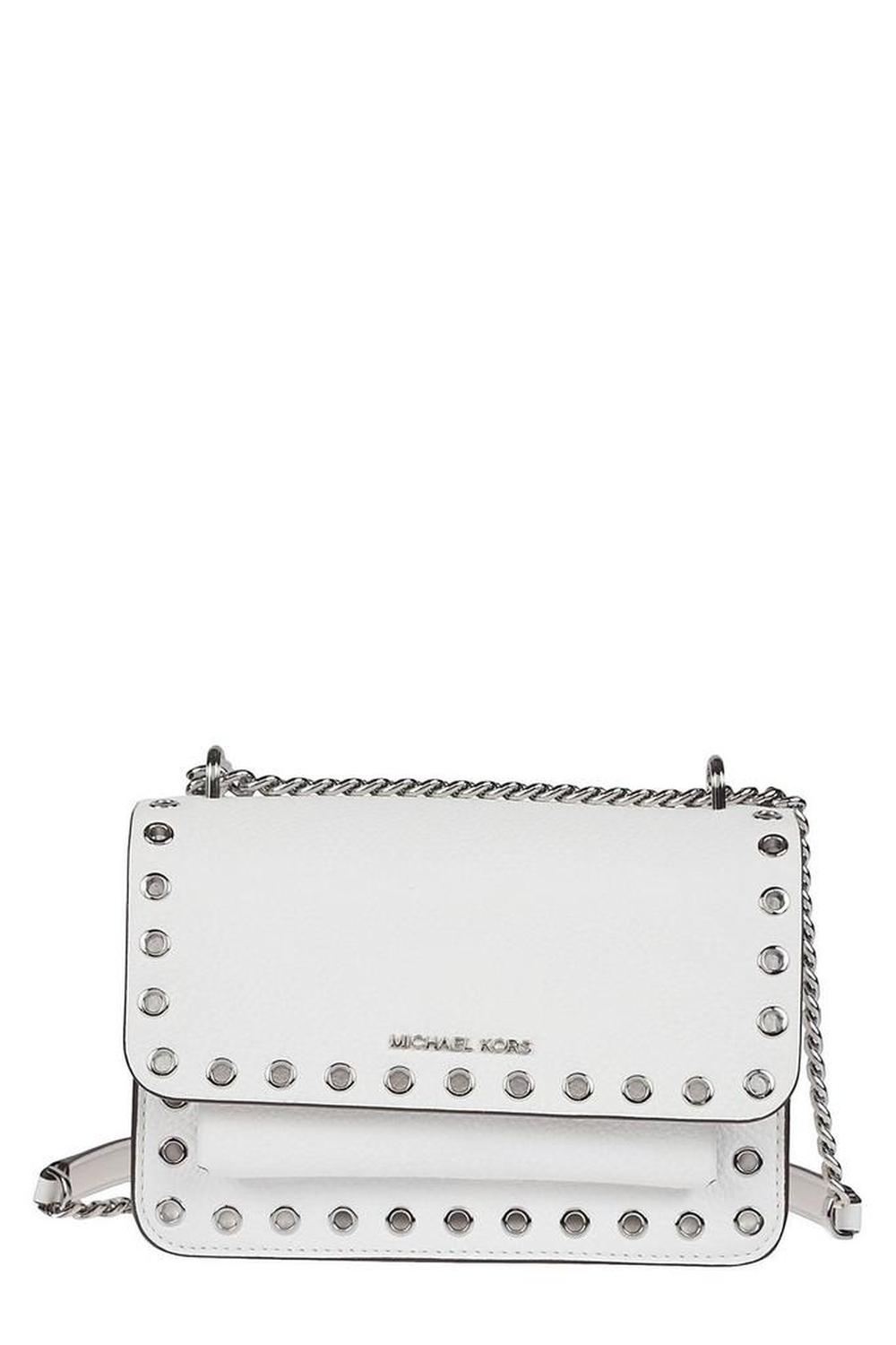 Michael Michael Kors Eyelet-Embellished Chain Linked Shoulder Bag