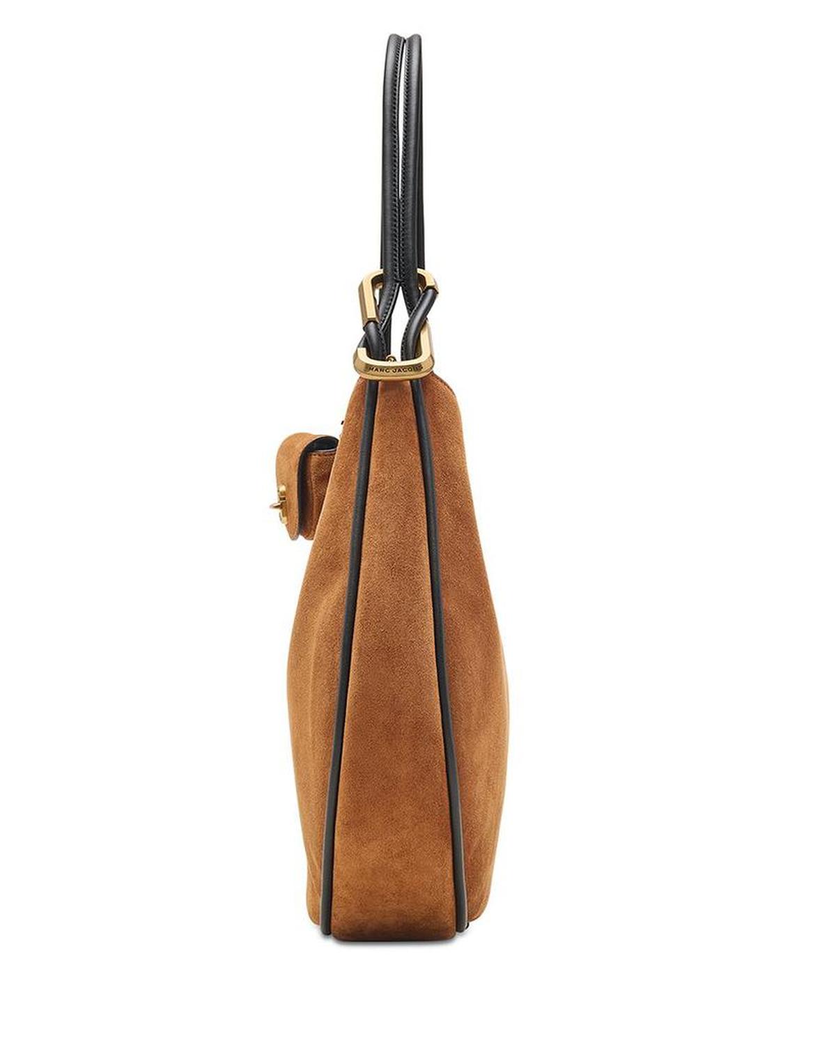 The Suede Large Dual Hobo Bag