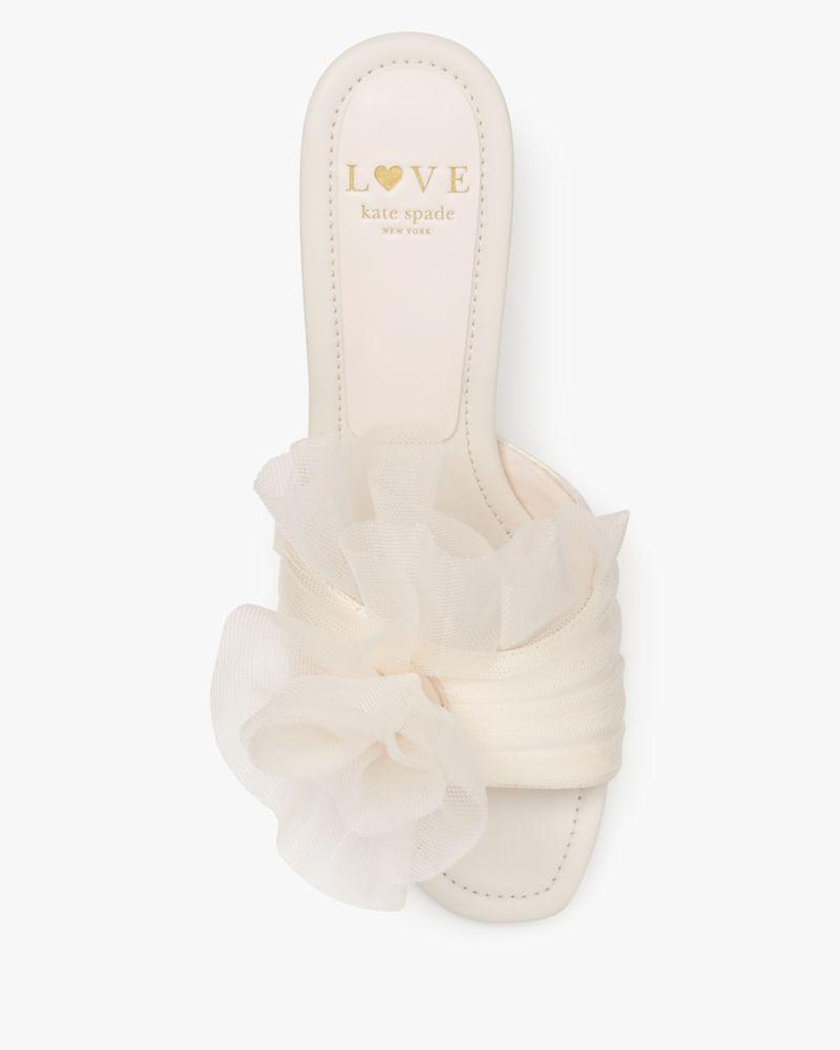 Flourish Tulle Heeled Sandals