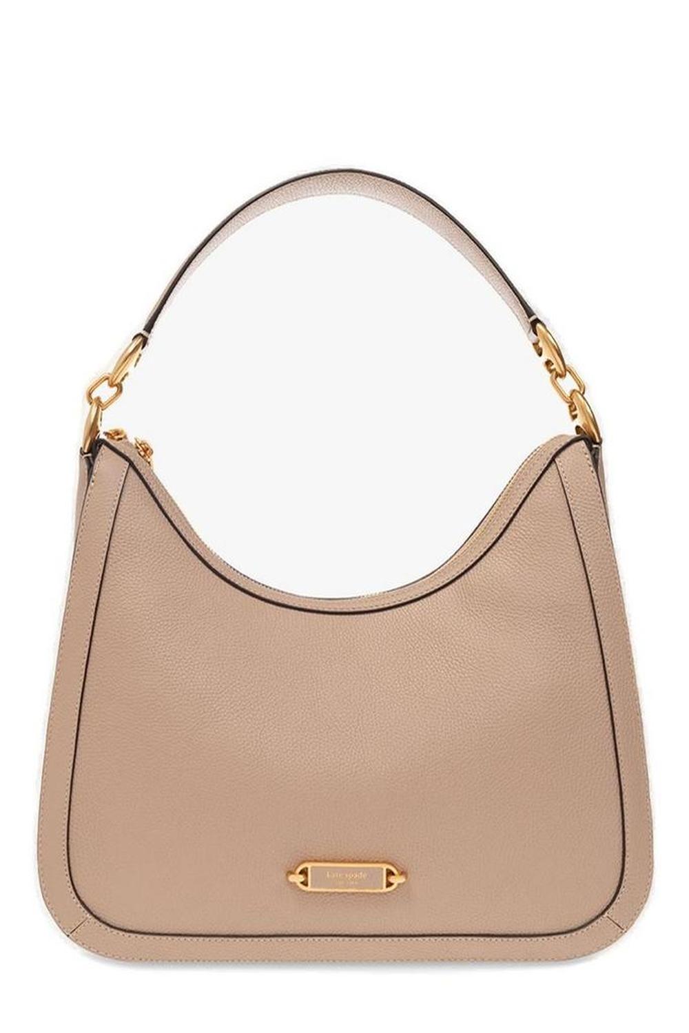 Kate Spade Logo-Plaque Top Zipped Tote Bag