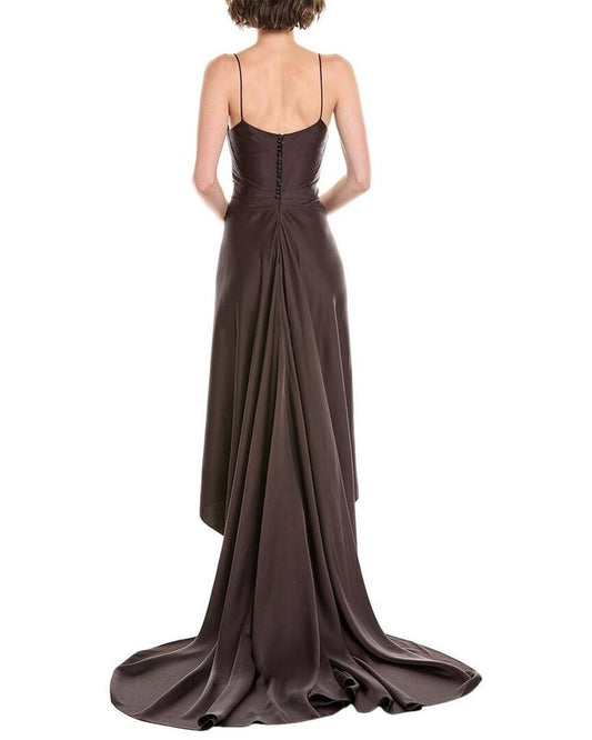 Charm Fishtail Silk Gown