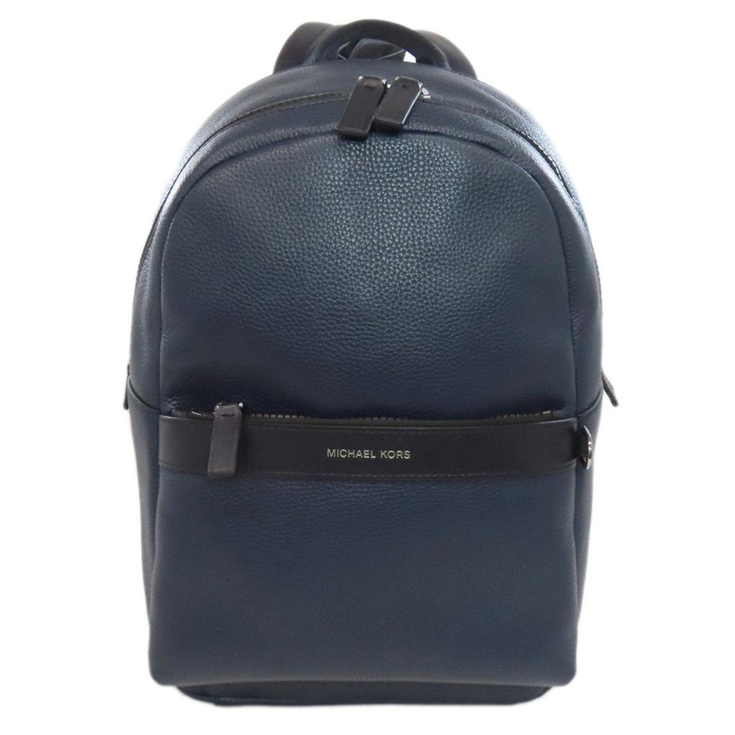 Navy Leather Backpack (Pre-Owned)