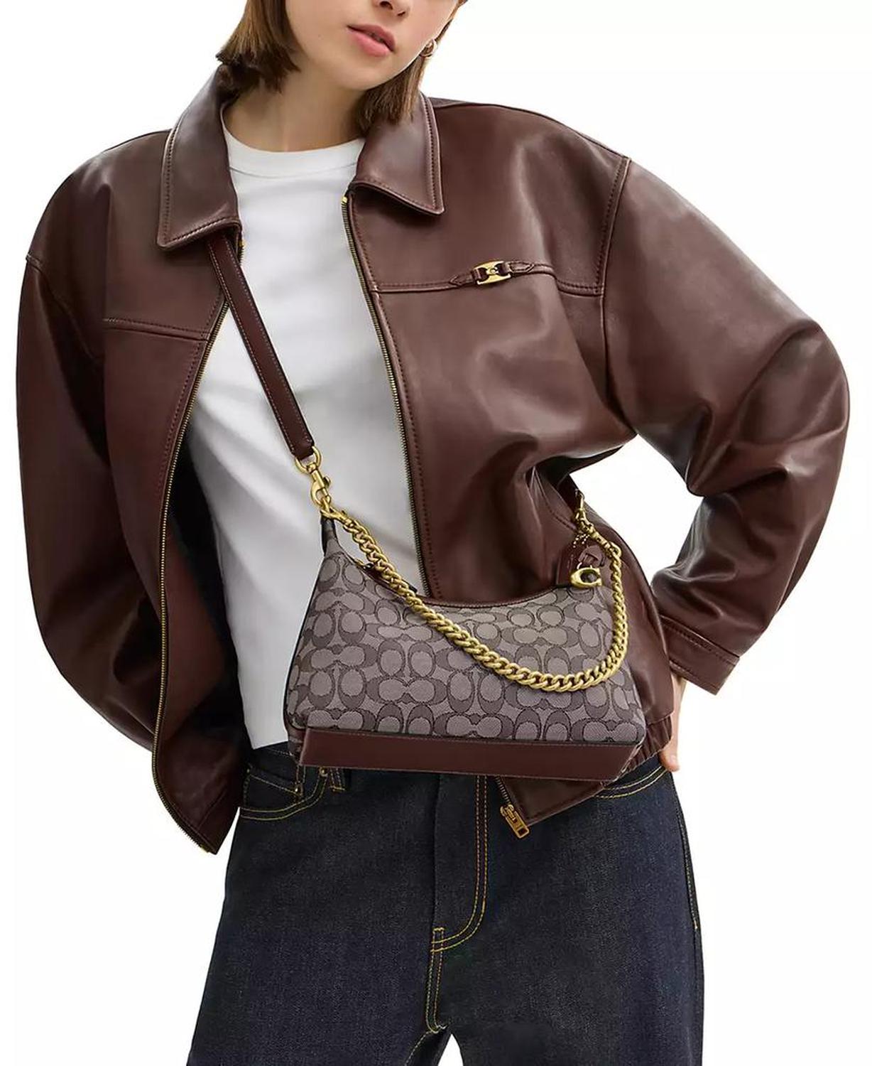 Juliet Small Signature Jacquard Shoulder Bag 25