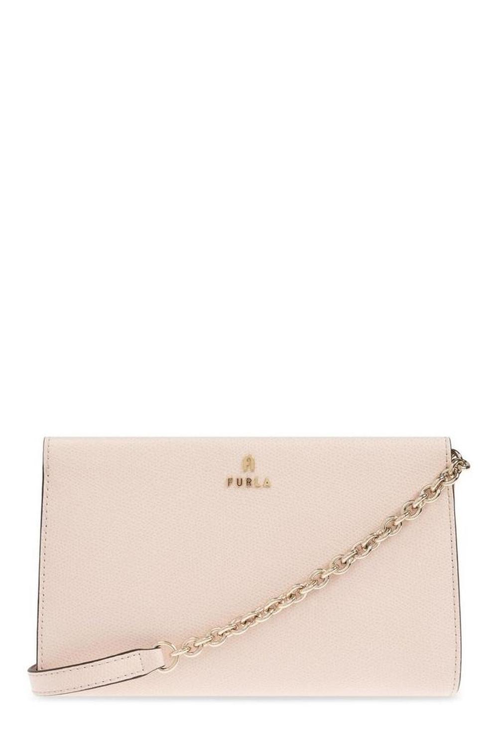 Furla Camelia Logo Lettering Mini Shoulder Bag