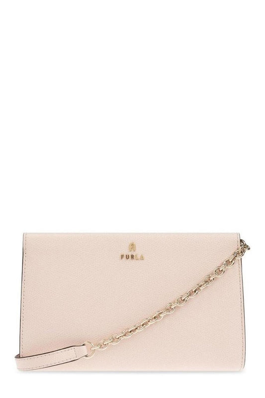 Furla Camelia Logo Lettering Mini Shoulder Bag